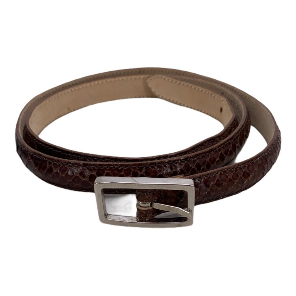 Street Ahead Made in USA Brown Leather Belt M